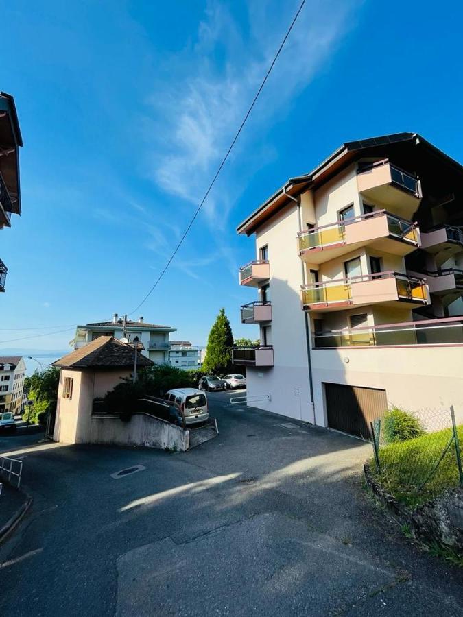 F2 Pres Debarcadere, En Centre Ville, Des Thermes Evian Les Bains 2 Etoiles Eksteriør bilde
