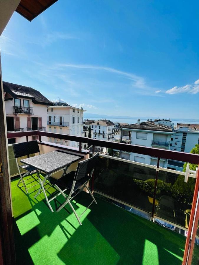 F2 Pres Debarcadere, En Centre Ville, Des Thermes Evian Les Bains 2 Etoiles Eksteriør bilde
