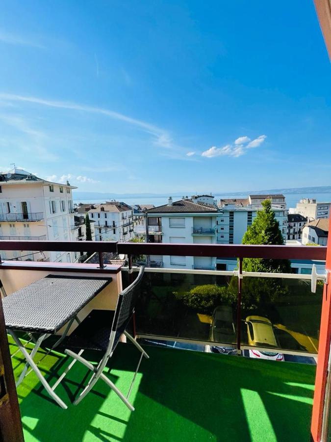 F2 Pres Debarcadere, En Centre Ville, Des Thermes Evian Les Bains 2 Etoiles Eksteriør bilde