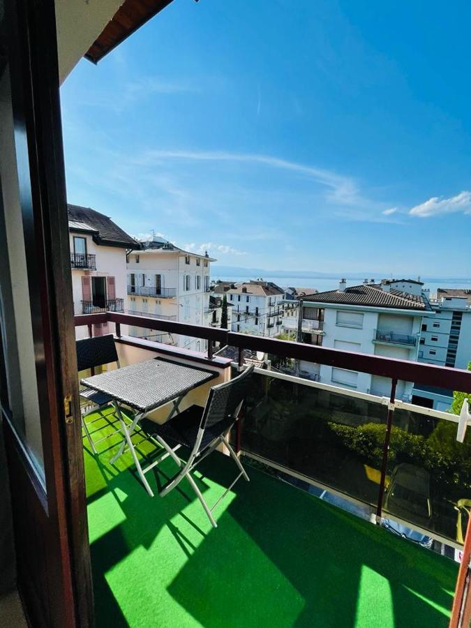 F2 Pres Debarcadere, En Centre Ville, Des Thermes Evian Les Bains 2 Etoiles Eksteriør bilde