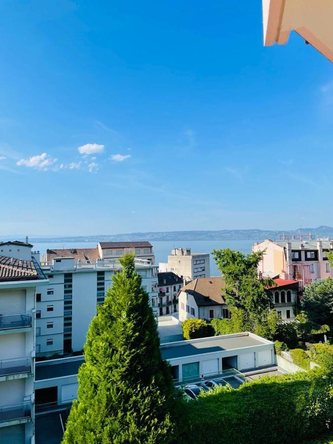F2 Pres Debarcadere, En Centre Ville, Des Thermes Evian Les Bains 2 Etoiles Eksteriør bilde